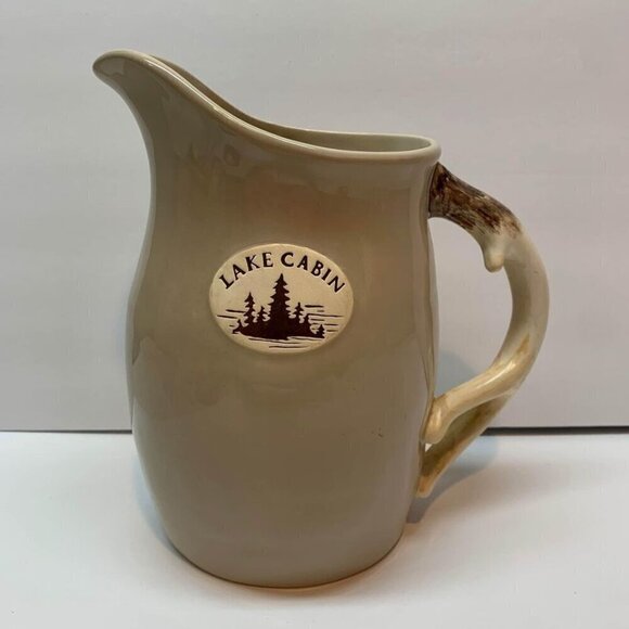 Home Studio Lake Cabin Vintage Pitcher - Picture 1 of 8